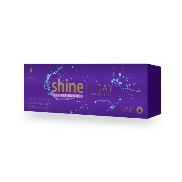 Visio Shine per Astigmatici 30 Pack - AQUA 1 TORIC