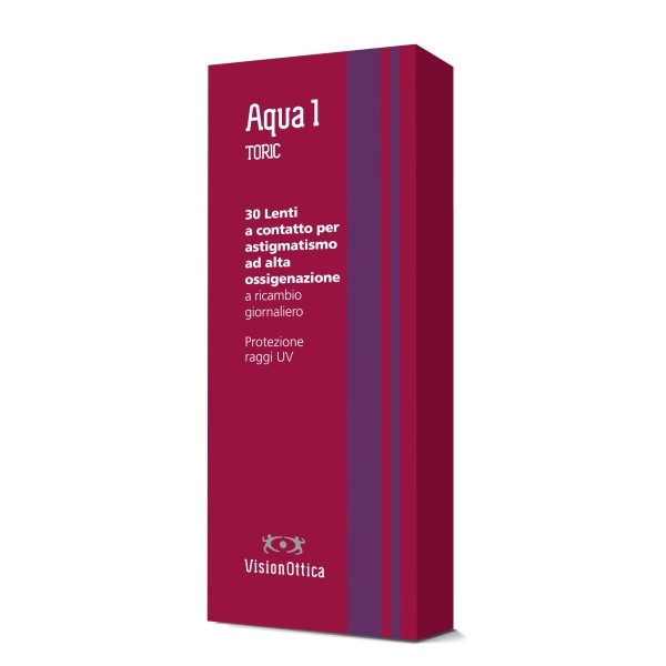 Visio Shine per Astigmatici 30 Pack - AQUA 1 TORIC